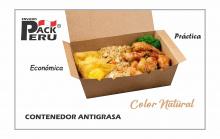 CAJA CONTENEDOR PARA DEPACHO Y DELIVERY DE RESTAURANTE